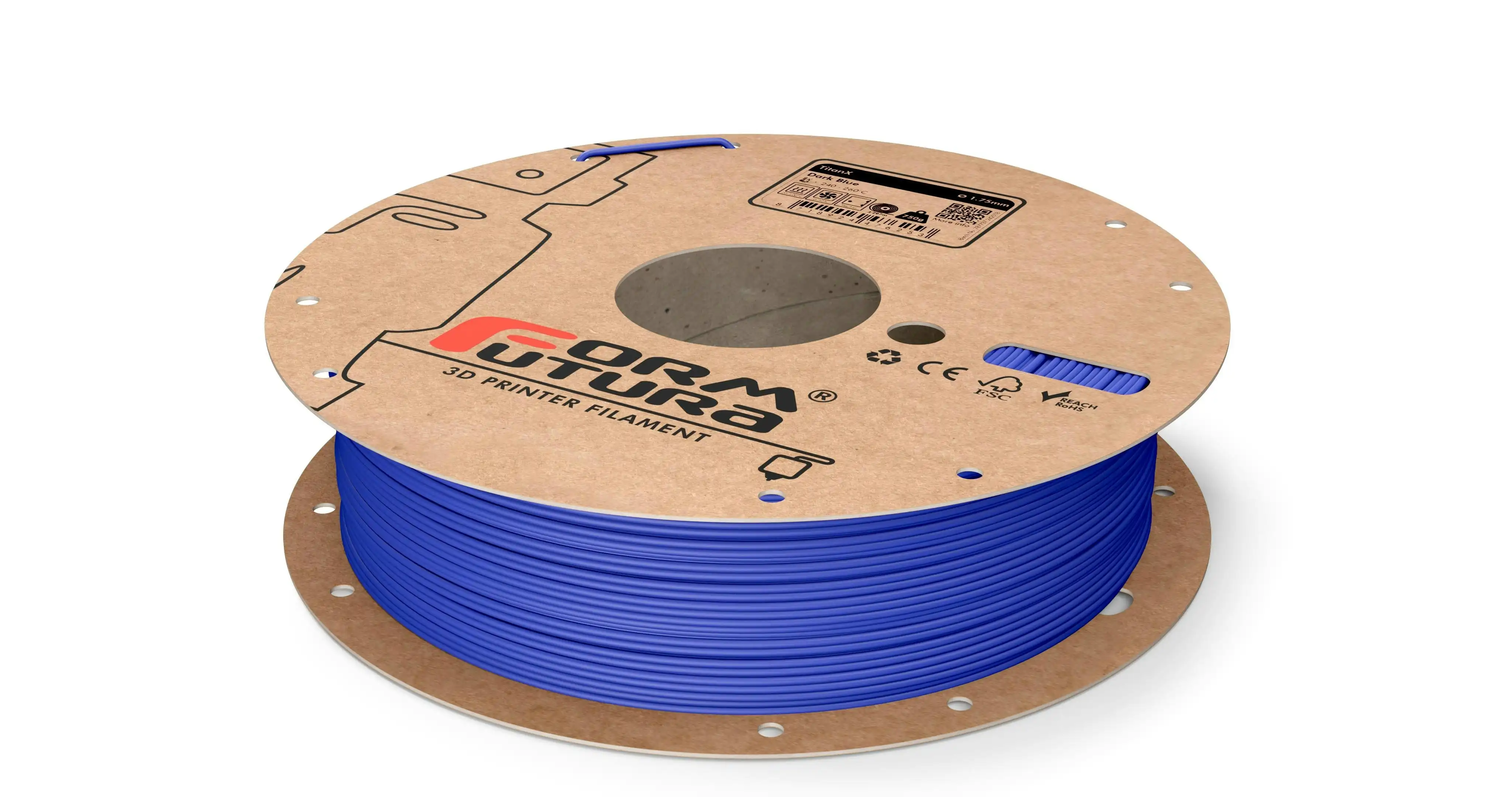 ABS Filament TitanX 1.75mm Dark Blue 750 gram 3D Printer Filament