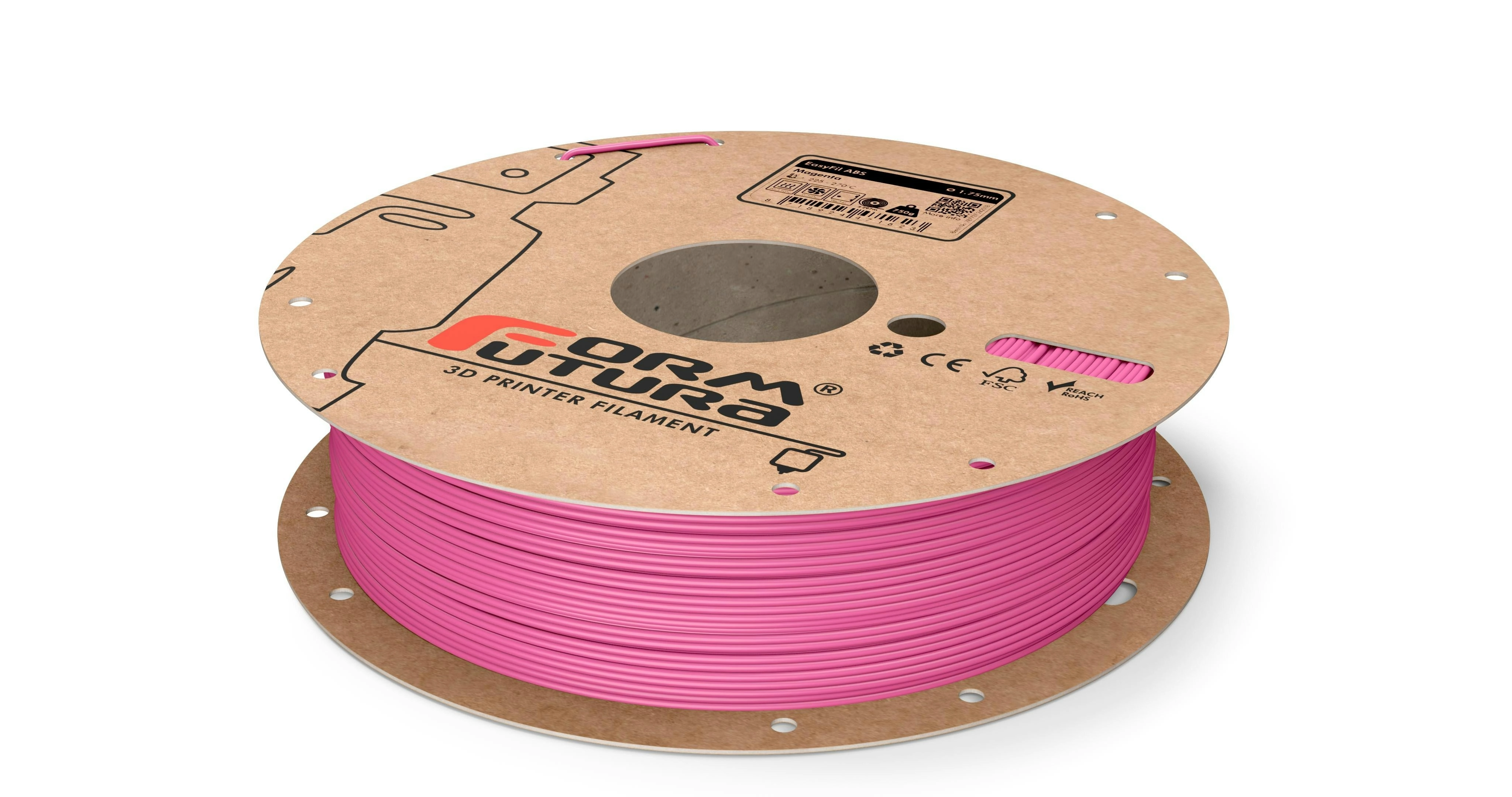 ABS Filament EasyFil ABS 1.75mm Magenta 750 gram 3D Printer Filament