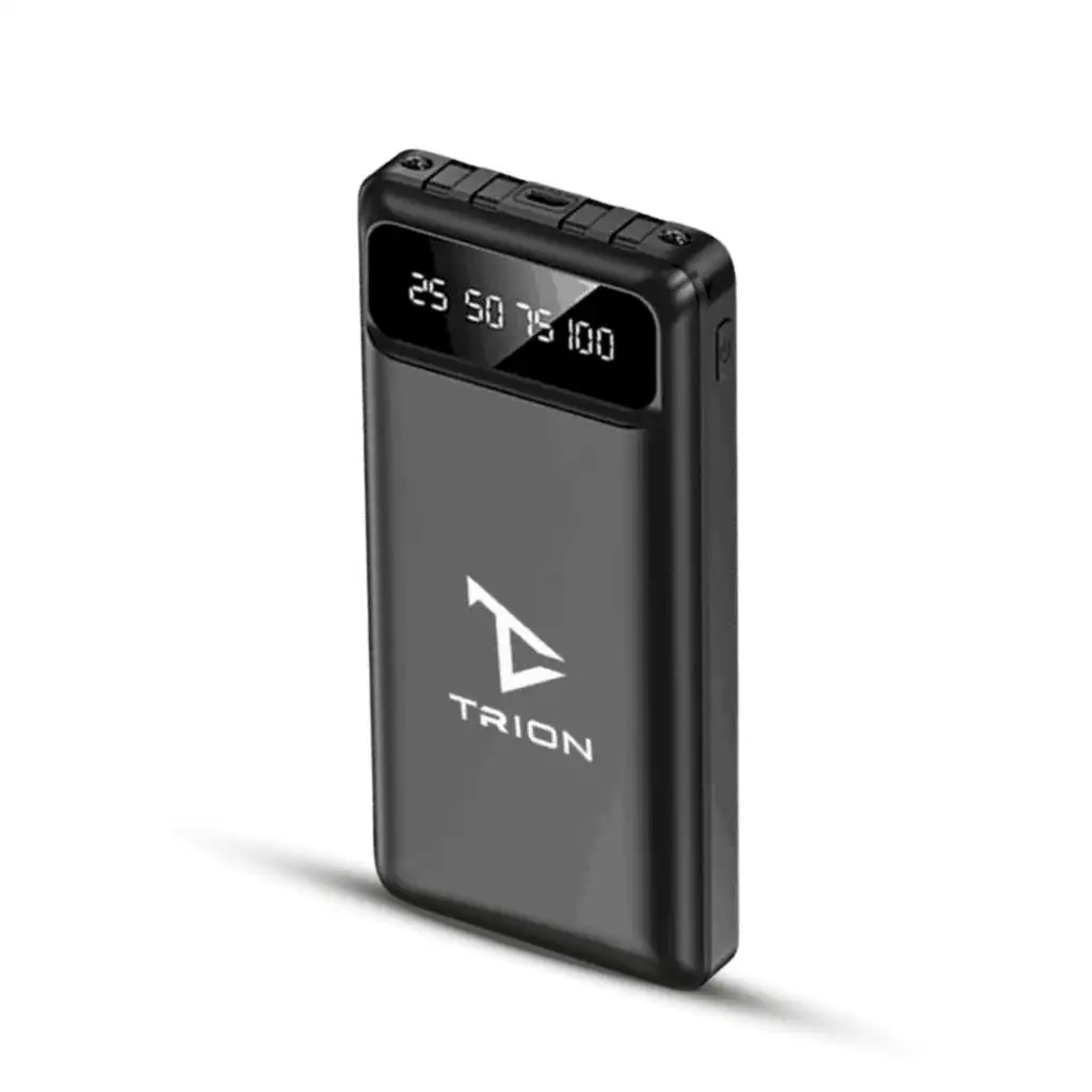 Trion IS-Y88 30000mAh Power Bank with Digital Display, Built-in 4 Cables & Type C Connectivity