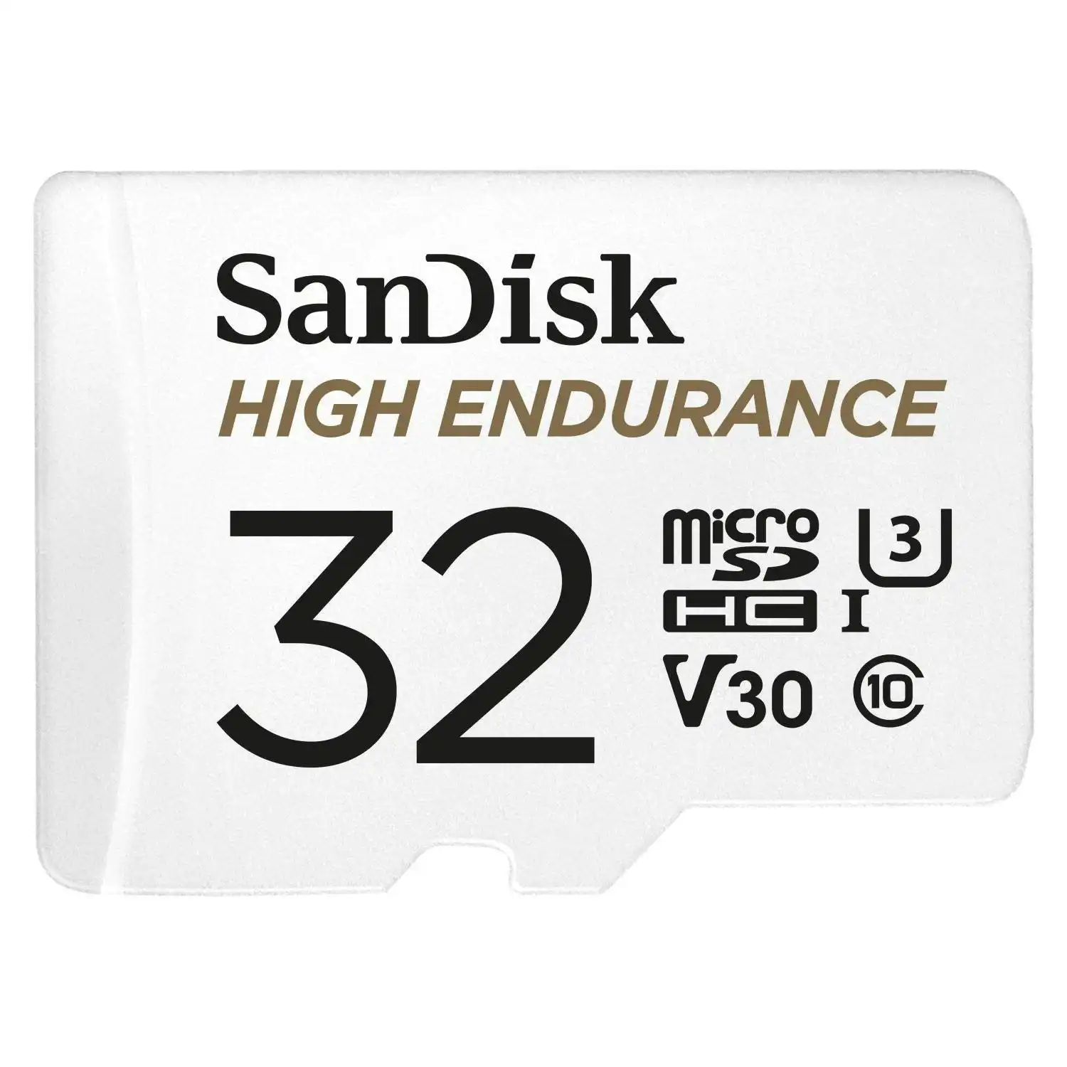 Sandisk High Endurance Microsdhc Card Sqqnr 32g Uhs I C10 U3 V30 100mb/S R 40mb/S W Sd Adaptor Sdsqqnr 032g Gn6ia