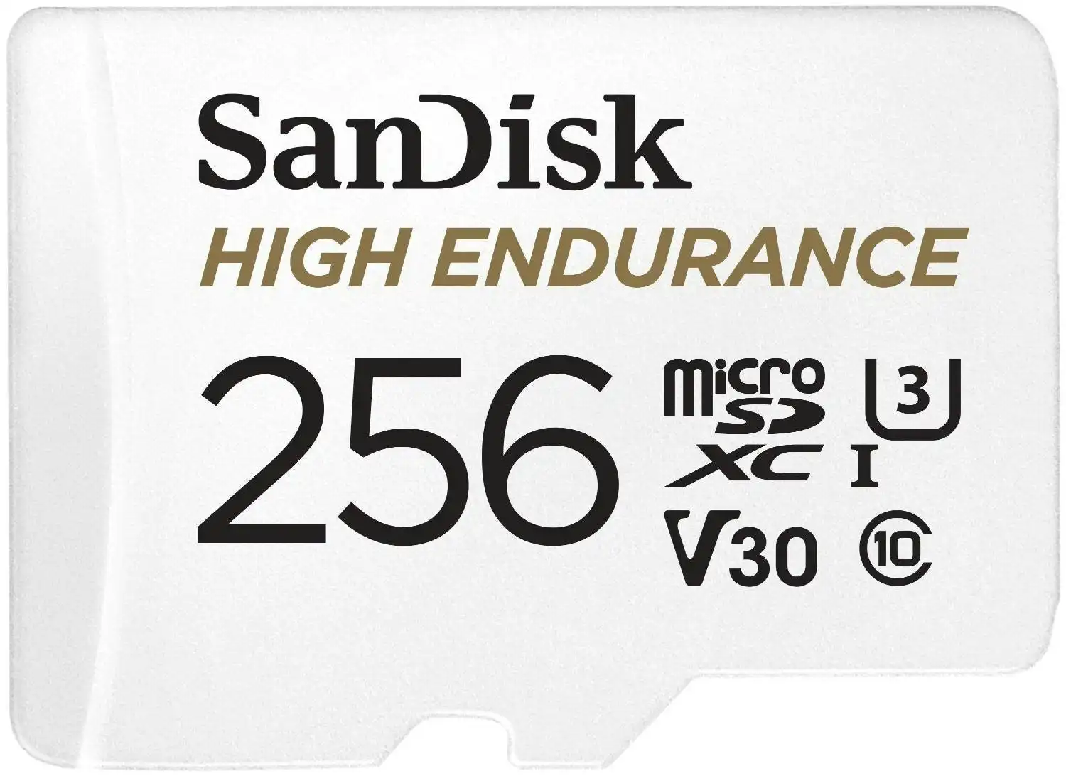Sandisk High Endurance Microsdhc Card Sqqnr 256g Uhs I C10 U3 V30 100mb/S R 40mb/S W Sd Adaptor Sdsqqnr 256g Gn6ia