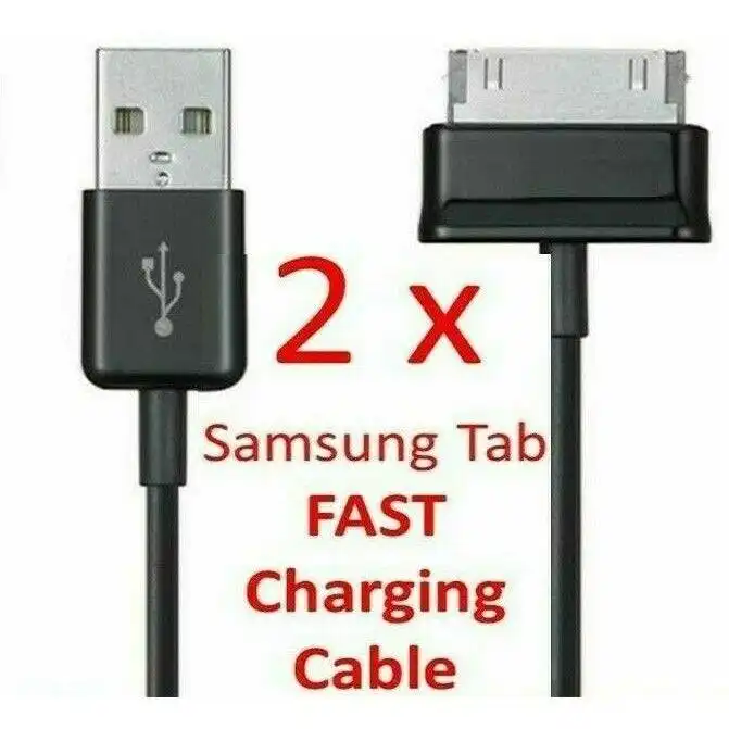 30 Pin USB Charger Charging Cable fr Samsung Galaxy Tab Tablet P1000 P7500 P7510