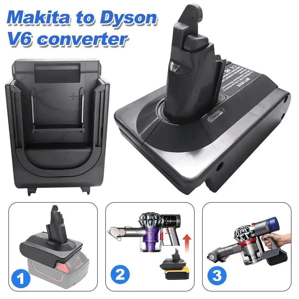 Adapter For Makita 18V Battery Converter To For Dyson V6 Vacuum Cleaner