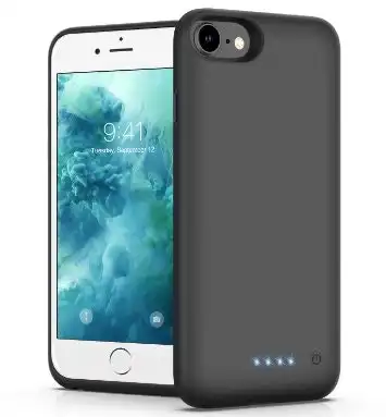 Protective Case with Built In Power Bank For iPhone 6s Plus - Black