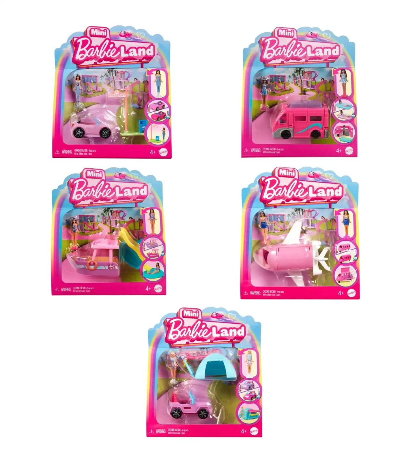 Mini Barbieland Vehicles Assorted