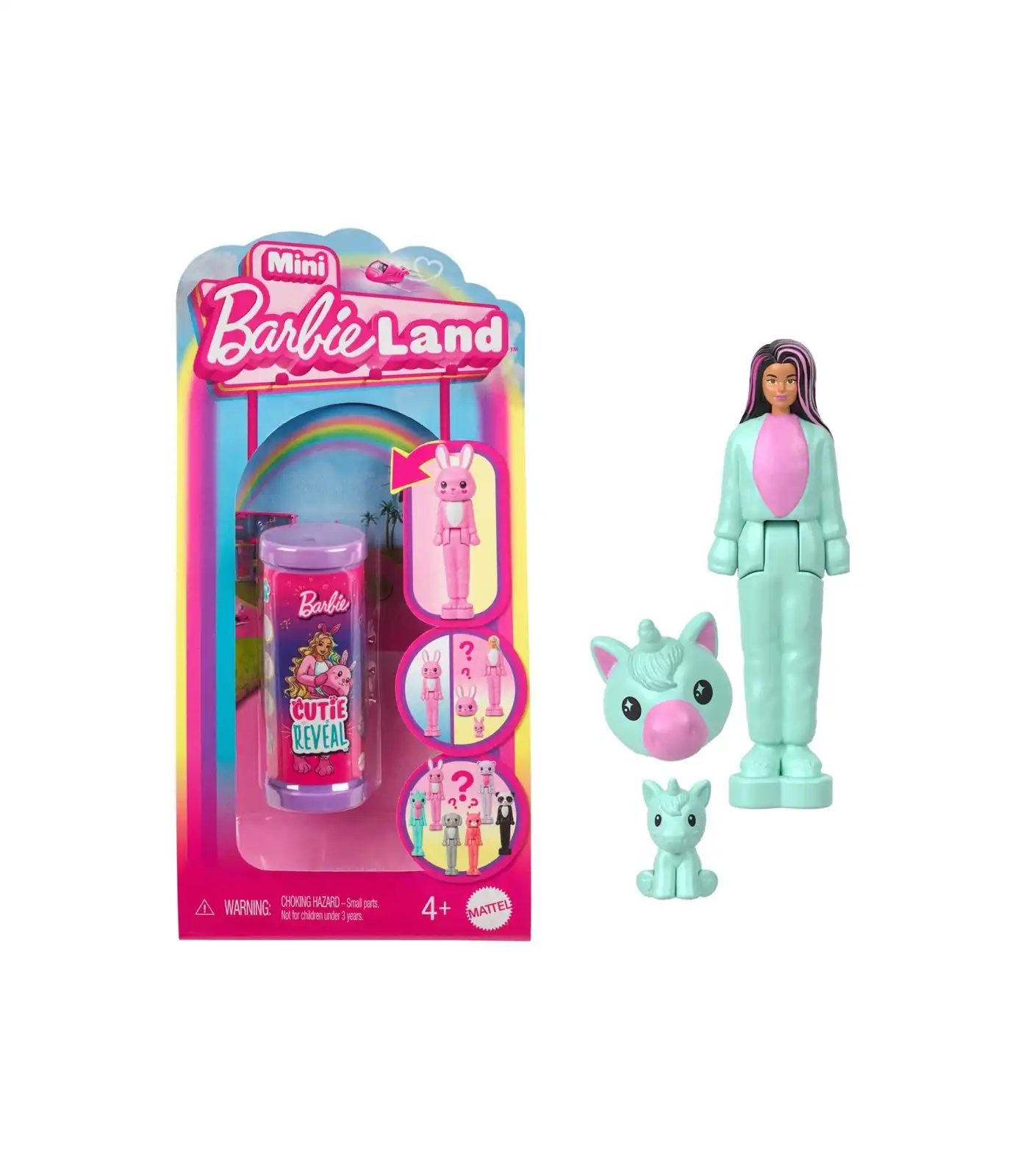 Mini Barbieland Cutie Reveal Doll Assorted