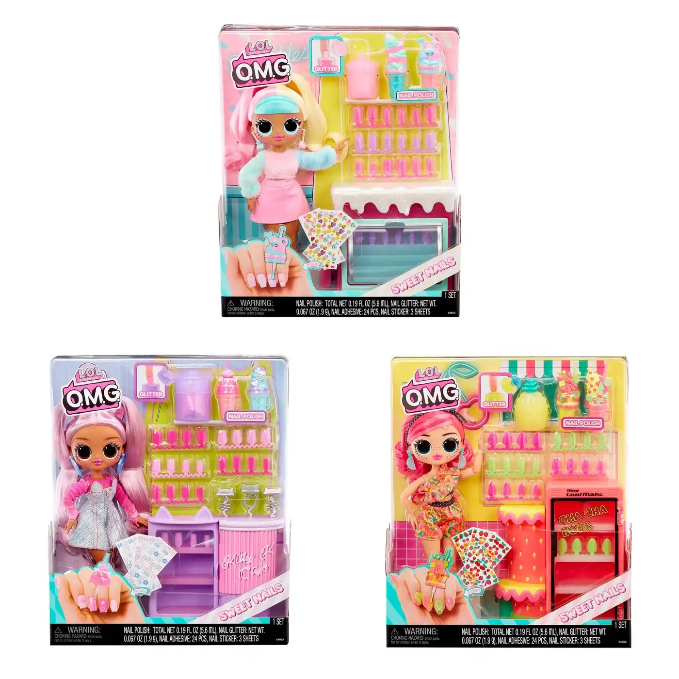 L.O.L. Surprise! O.M.G Sweet Nails Fashion Doll. Assorted