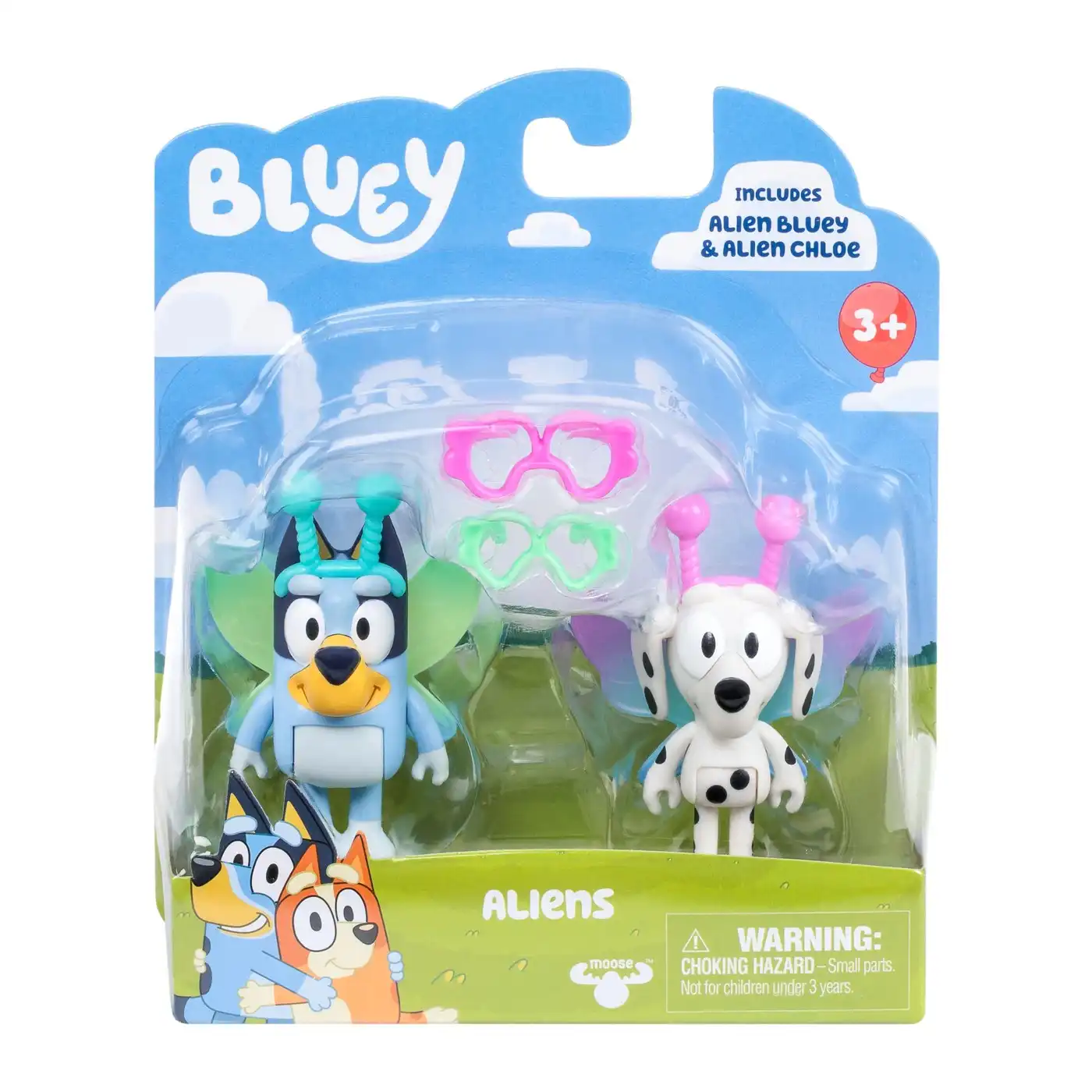 Bluey Figure 2 Pack Assorted