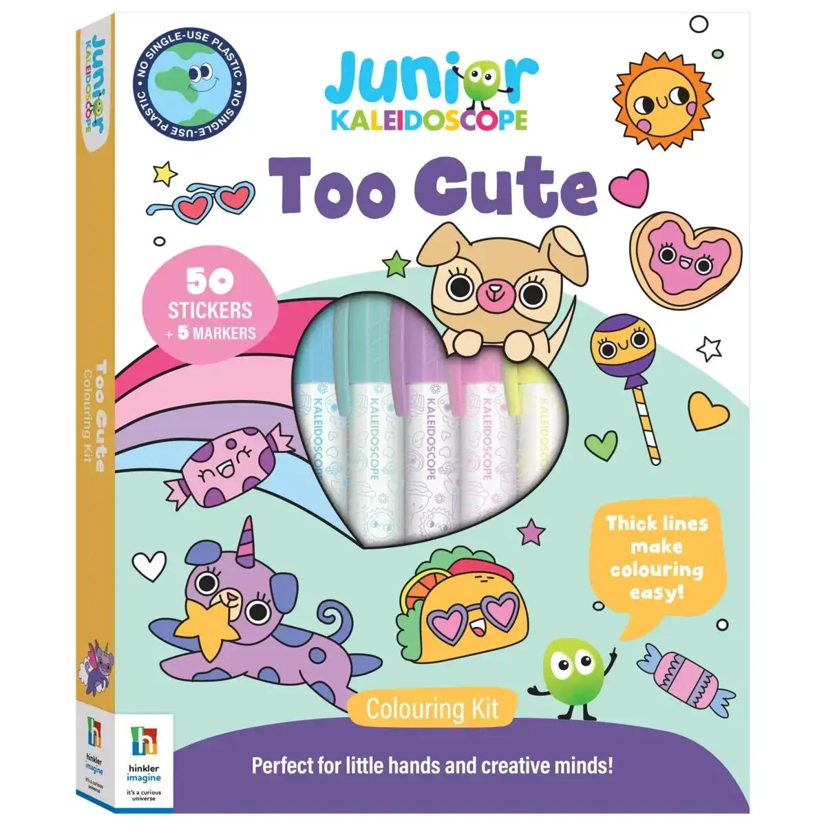 Junior Kaleidoscope Colouring Kit: Too Cute