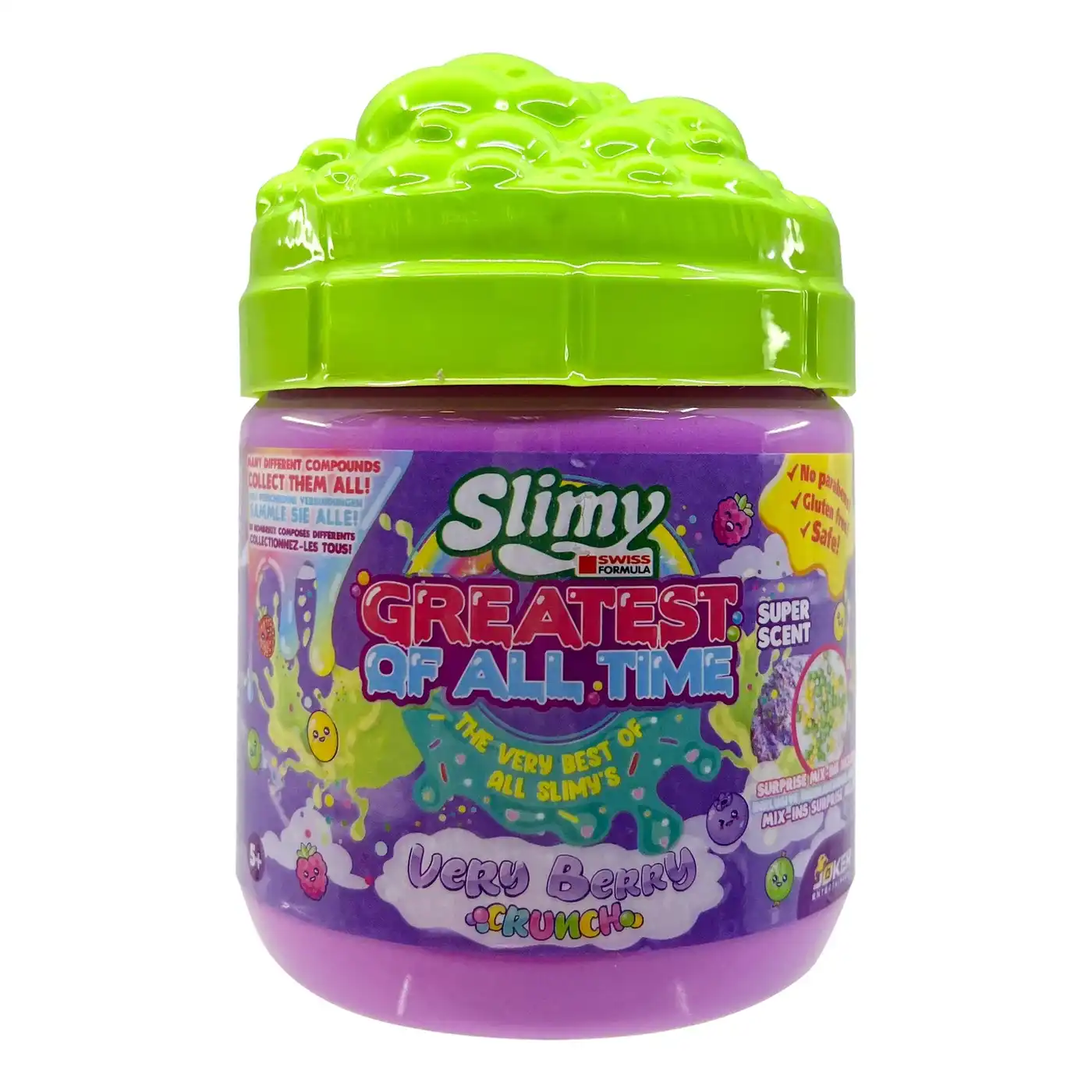 Slimy Greatest Of All Time 230g Cup With Mix-Ins Single Pack. Assorted