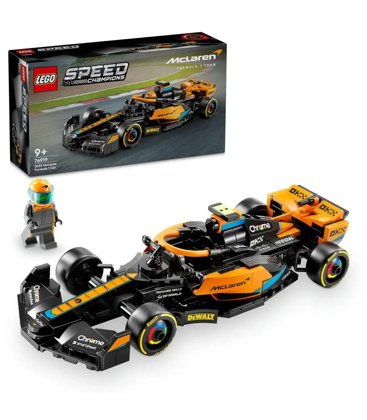 LEGO® Speed Champions. 2023 McLaren Formula 1 Race Car 76919