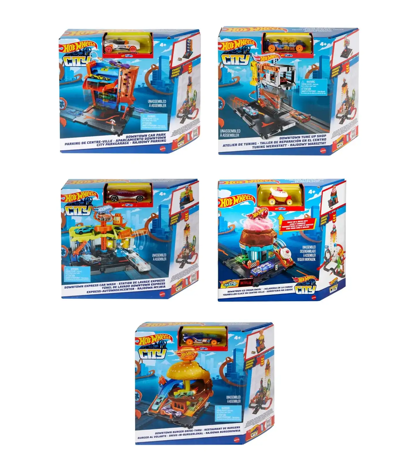 Hot Wheels City Downtown Playset. Assorted
