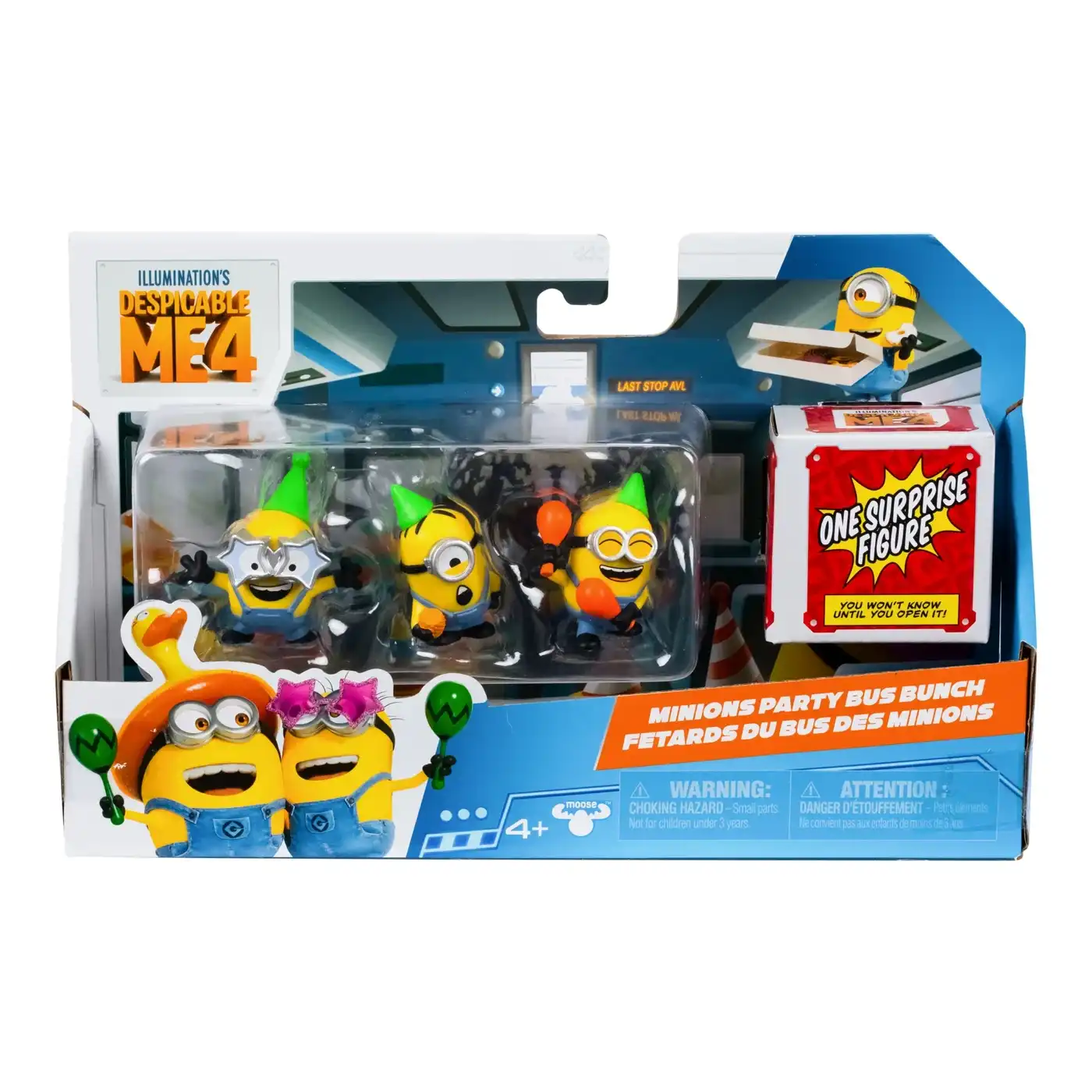 Despicable Me 4 Mini Mayhem 4 pack. Assorted
