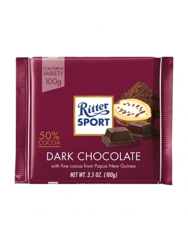 Ritter Sport Dark Chocolate 100g x 12