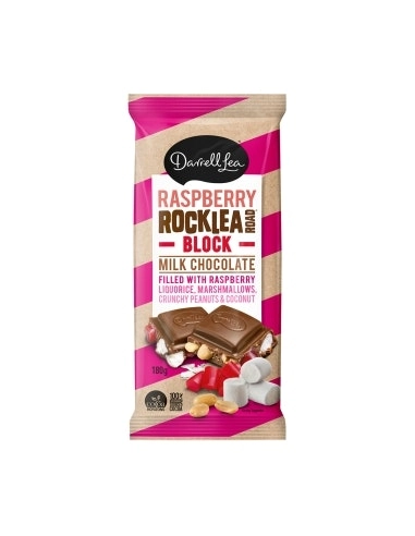 Darrell Lea Raspberry Rockela Road Block 170g x 12