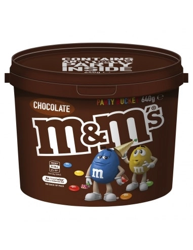 M&M's Milk Bucket 640g x 6