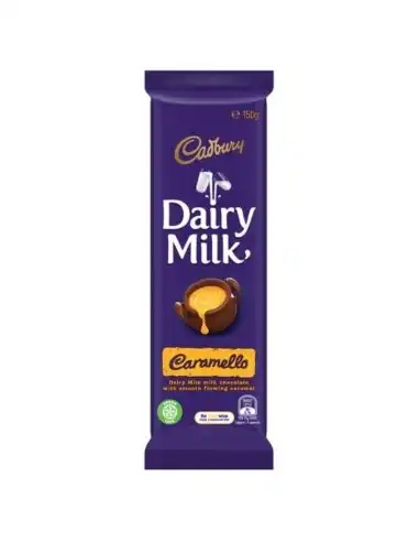 Cadbury Caramello Dairy Milk Chocolates 150g x 12