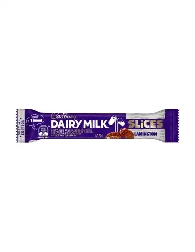 Cadbury Dairy Milk Lamington Slices Bar 45g x 48