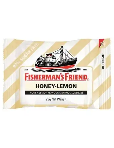 Fishermans Friend Sugar Free Honey & Lemon Lozengers 25gm x 12