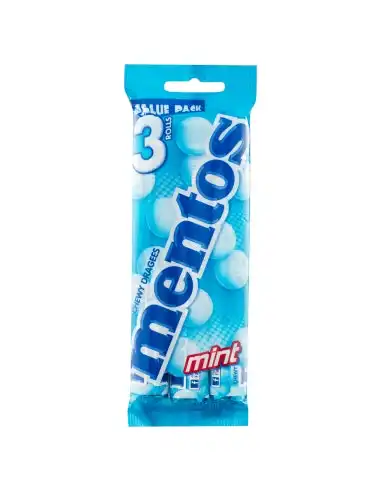 Mentos Mint Multipack 37.5g 3 Pack x 20