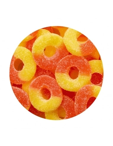 Lolliland Peach Rings Bag 1kg x 1