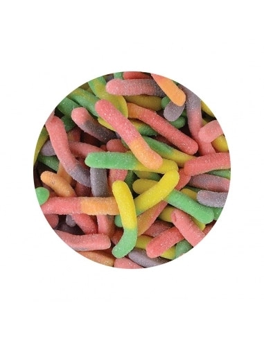 Lolliland Sour Worms Bag 1kg x 1