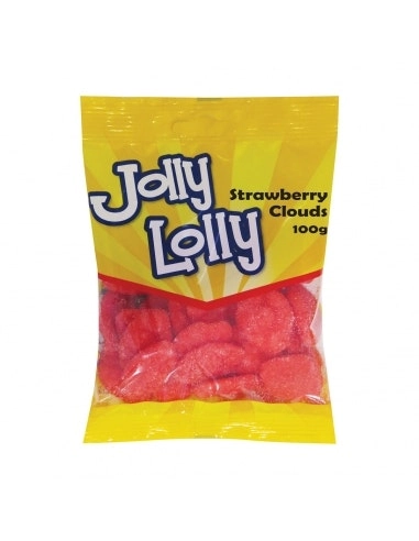 Jolly Lolly Strawberry Clouds 100g x 20