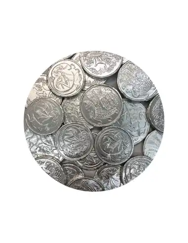 Lolliland Silver Chocolate Coins 75g x 50