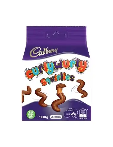 Cadbury Curly Wurly Squirlies 130g x 10