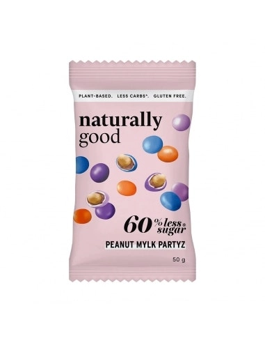 Naturally Good Peanut Mylk Partyz 50g x 10