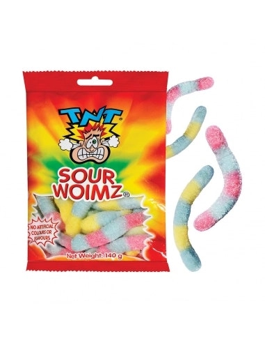 TNT Sour Woimz 140g x 12