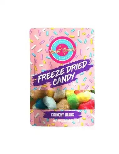 Sweet Crunch Freeze Dried Candy Crunchy Bears 50g x 10