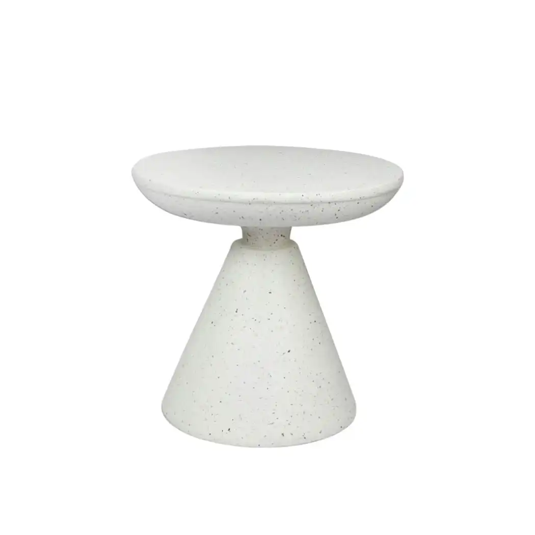 Levede Side Table Terrazzo Coffee End Tables Modern Hourglass Stool Stand 51cm