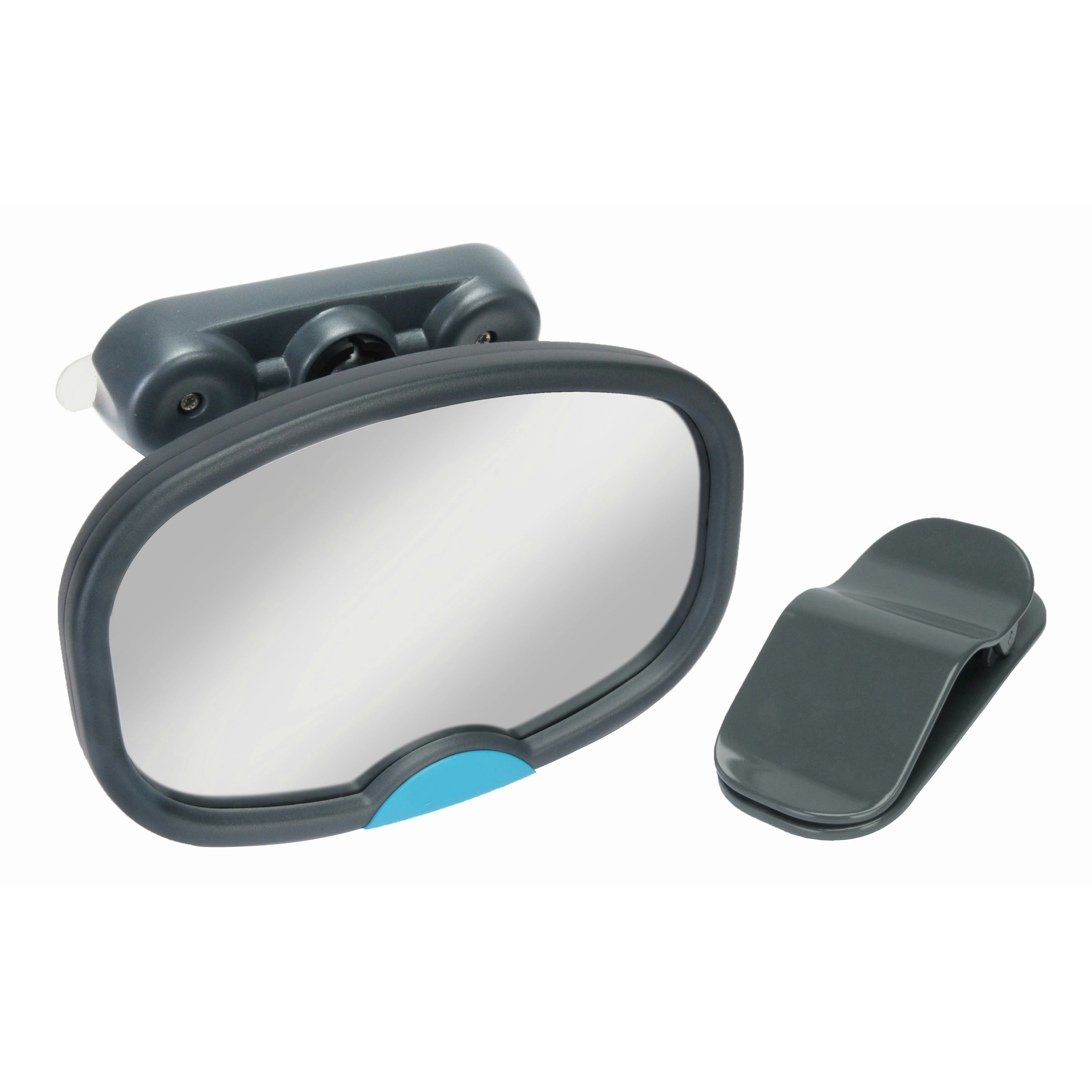 Brica Dual Sight Mirror Baby Rear & Forward Facing Car Seat Mirror With Suction Cups