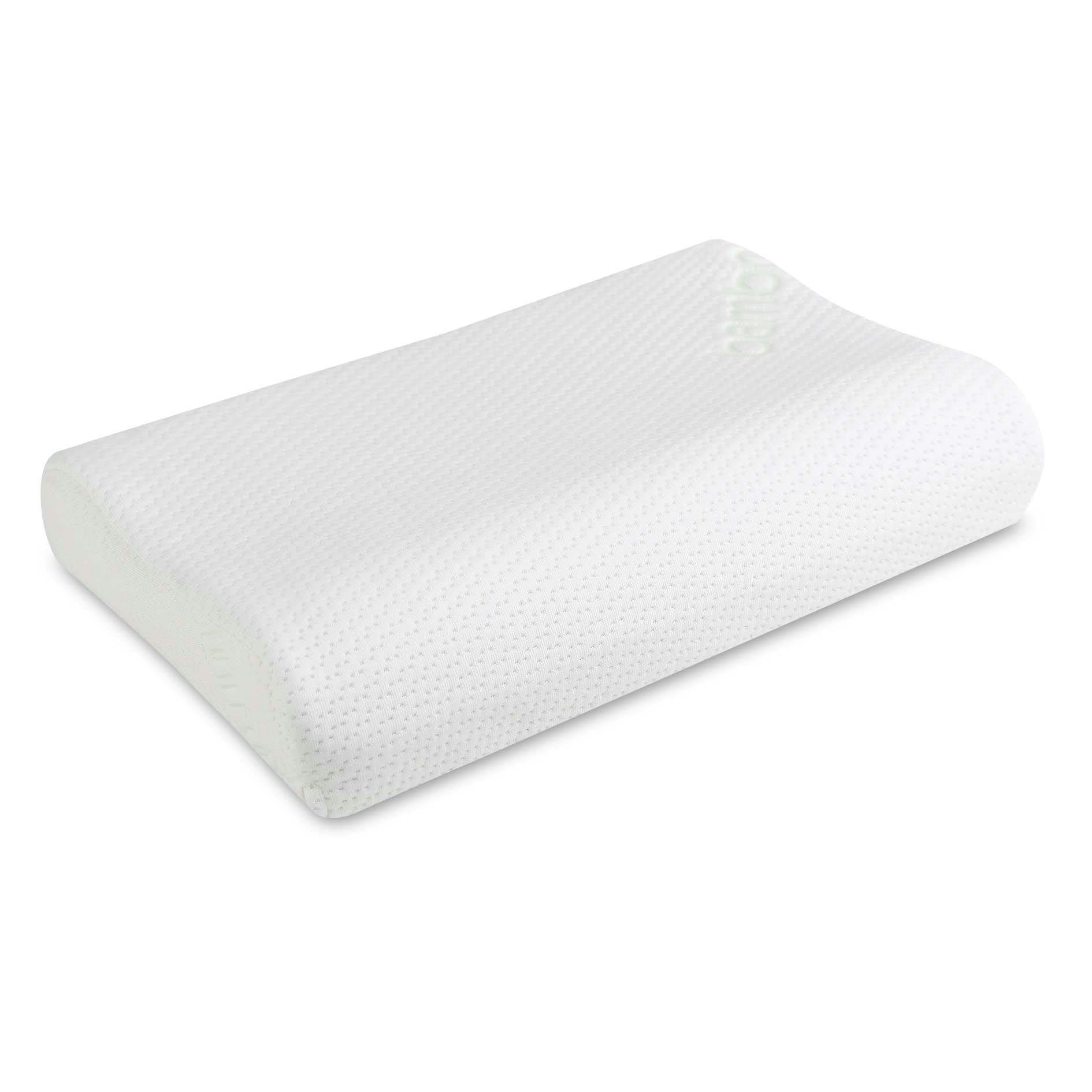 Comfy Baby Adjustable Baby Kids Support Memory Foam Pillow - White