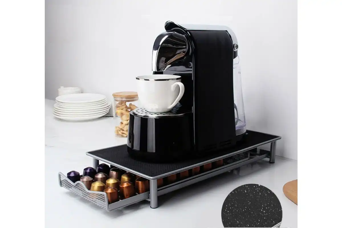 Coffee Capsules Holder Rack 40 Pods Drawer Storage Organizer Nespres Stand