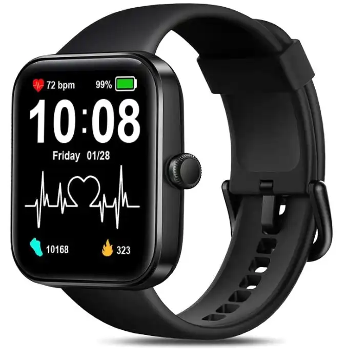 Smart Watch for Women & Men Bluetooth / Call / Touch Screen / Fitness Tracker with Heart Rate Sleep Monitor Pedometer Waterproof Smartwatch for Android iOS