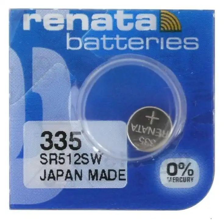5 Pack SR512 / SR512SW / 335 Renata Silver Oxide Battery