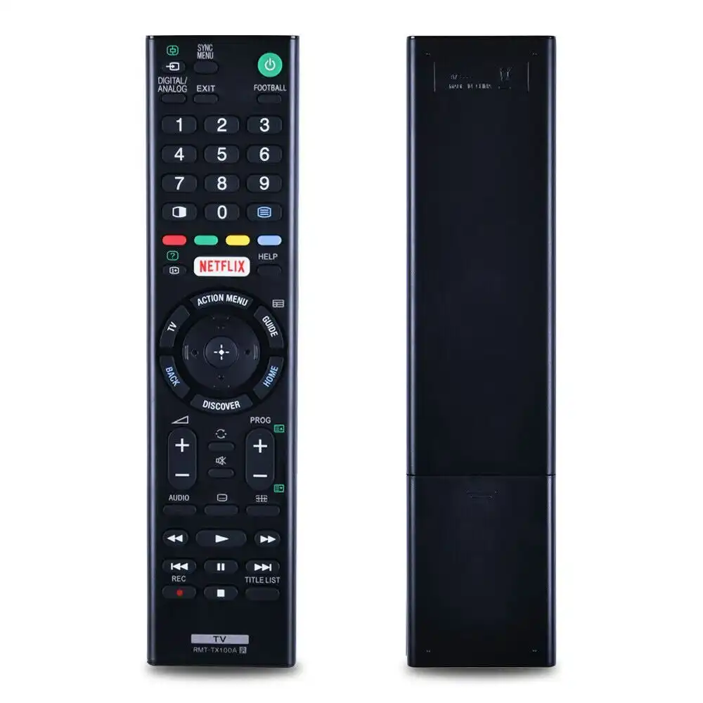 RMT-TX100A For Sony Netflix TV Remote Control KD-55X9000C KD-65X9000C