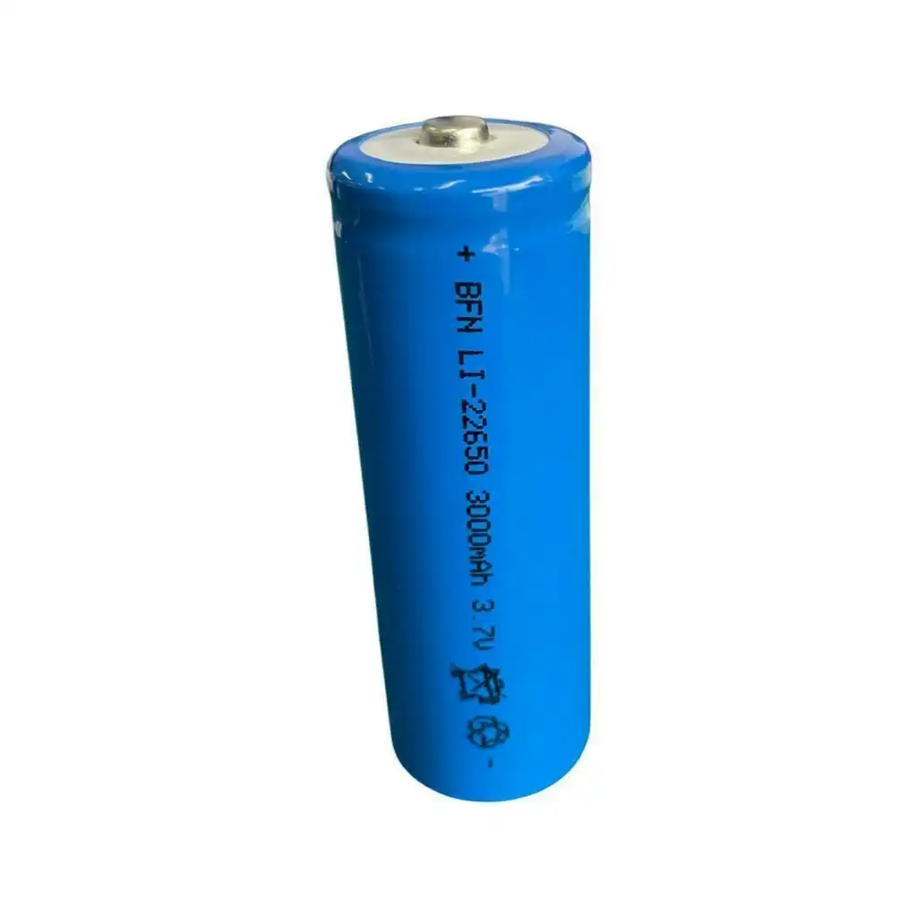 [2 Pack] 22650 3.7V 3000mAh Li-Ion Rechargeable Battery