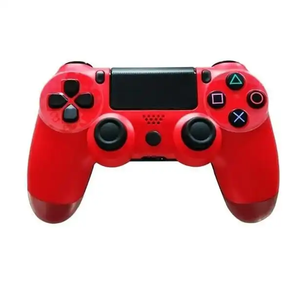 Wireless Controller Compatible for Playstation 4 PS4 Controller Gamepad - Red