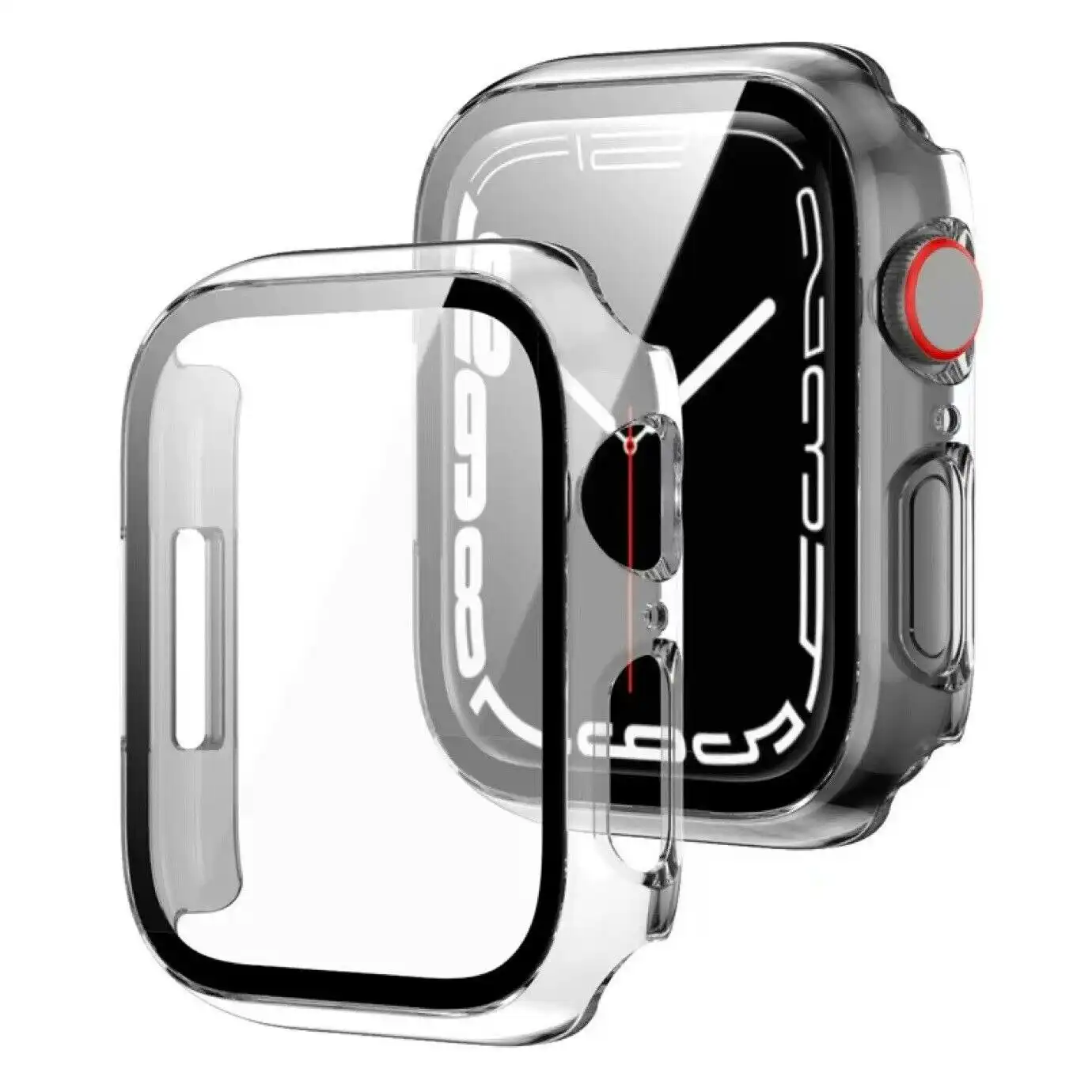 2 Pack | 41mm For Apple Watch iWatch Ultra 8 SE 7 6 5 4 Screen Protector Case | Clear