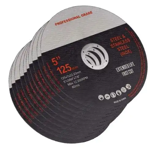 125mm 5" x 1mm Angle Grinder Cutting Disc [50 Pack]