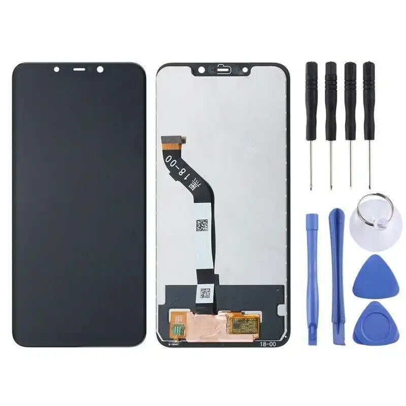 Xiaomi Pocofone F1 LCD Display + Touch Screen Digitizer with Frame Assembly Black