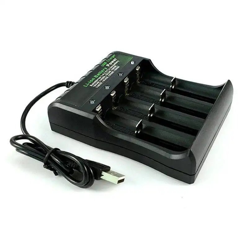 Smart USB 18650 Battery Charger 1 2 4 Slots for 3.7V Rechargeable Battery Charge