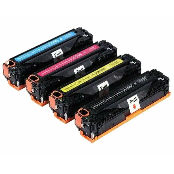 4x Generic CF380X CF381A CF382A CF383A Toners For HP MFP M476DN M476DW M476NW