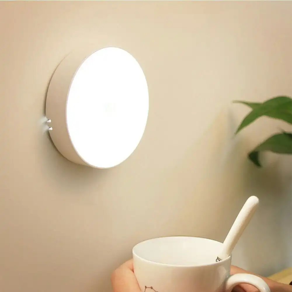 Night Light Body Induction Lamp USB Rechargeable Wall Mount