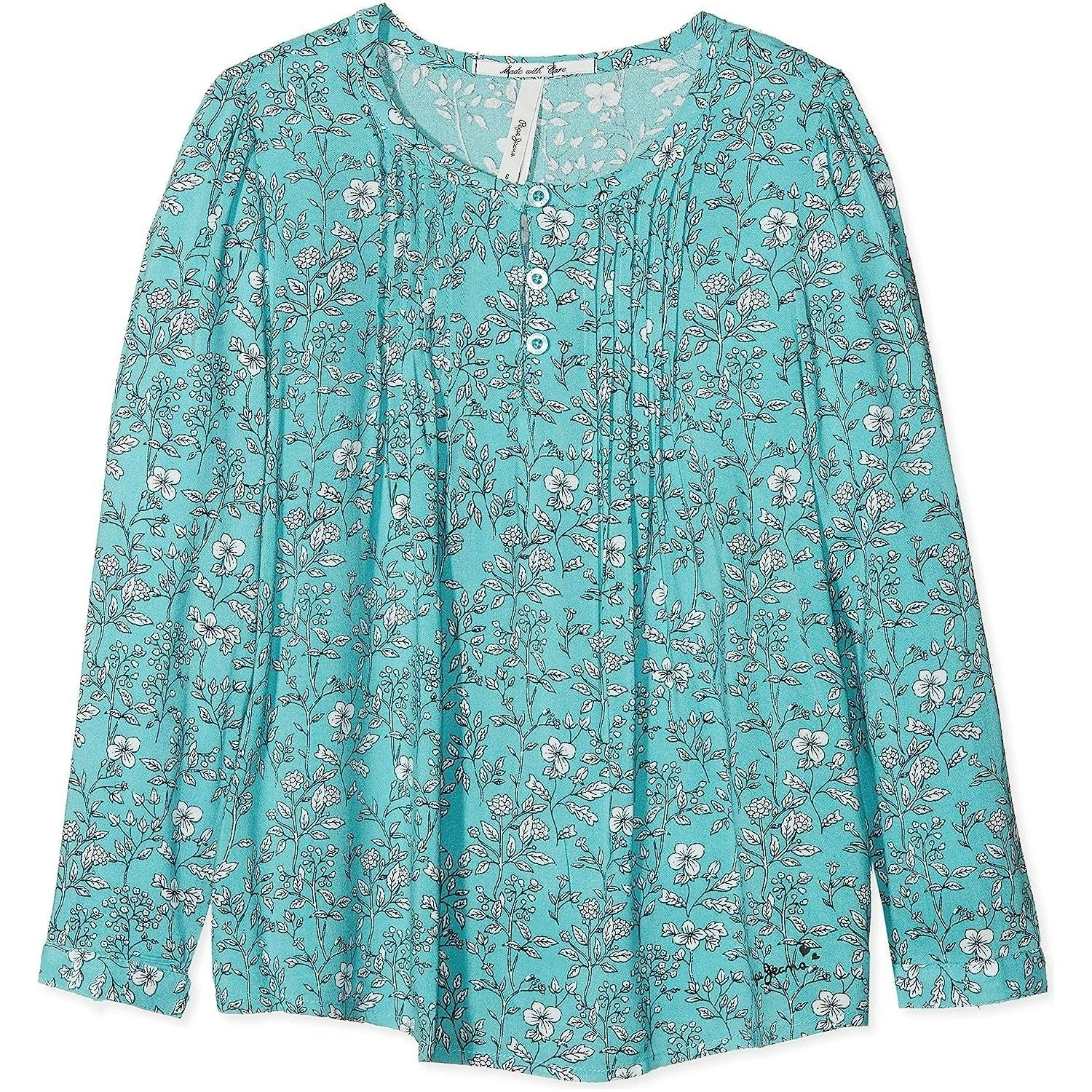 Pepe Kids Pepe Jeans Girls Oriana Jr Blouse Teal Blue