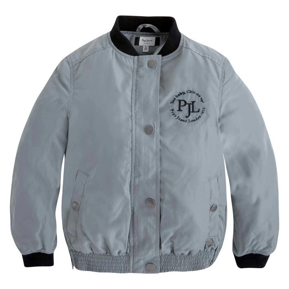 Pepe Kids Pepe Jeans Girls Josette Jr Bomber Jacket Grey