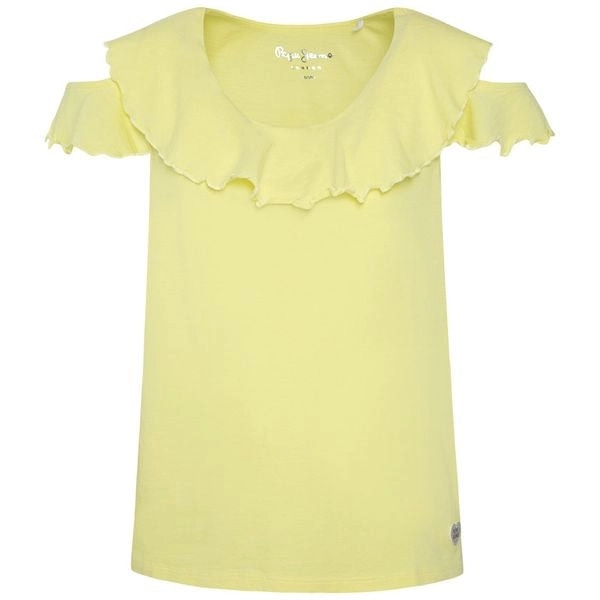 Pepe Kids Pepe Jeans Teen Girls Maya Top Fresh Yellow